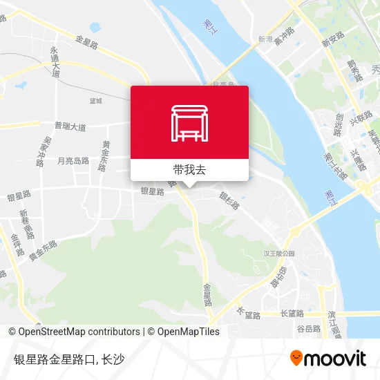 银星路金星路口地图