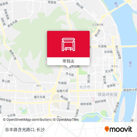 谷丰路含光路口地图