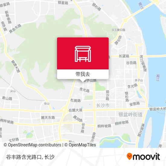 谷丰路含光路口地图