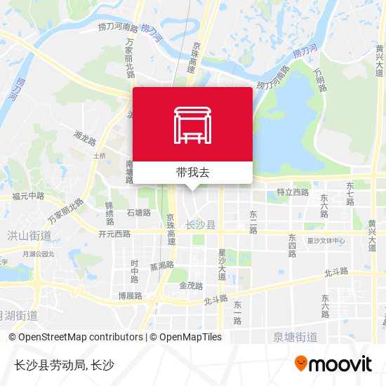 长沙县劳动局地图