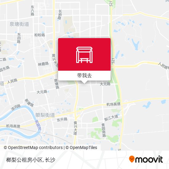 榔梨公租房小区地图