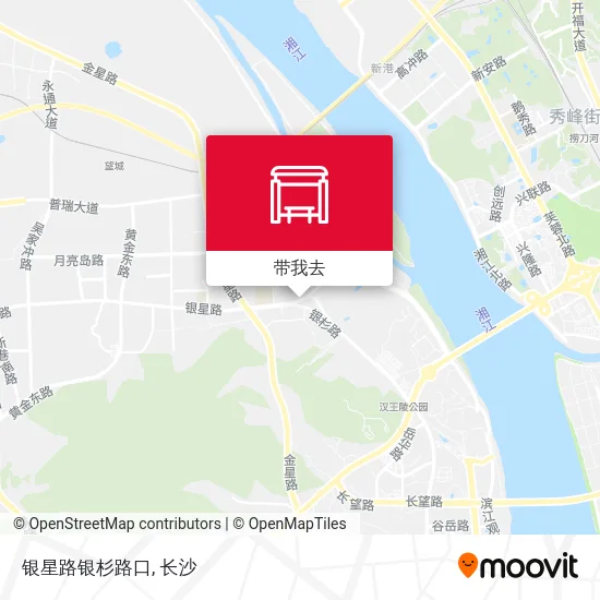 银星路银杉路口地图