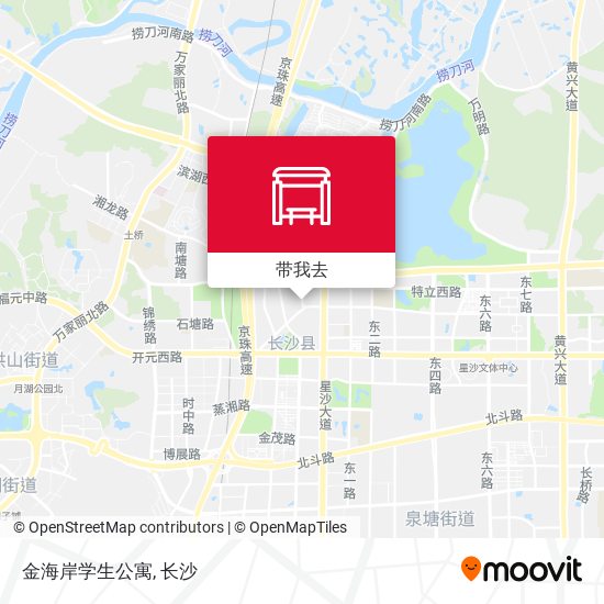 金海岸学生公寓地图