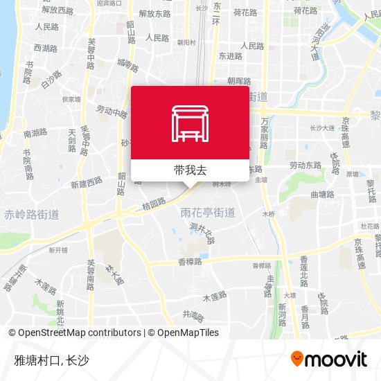 雅塘村口地图
