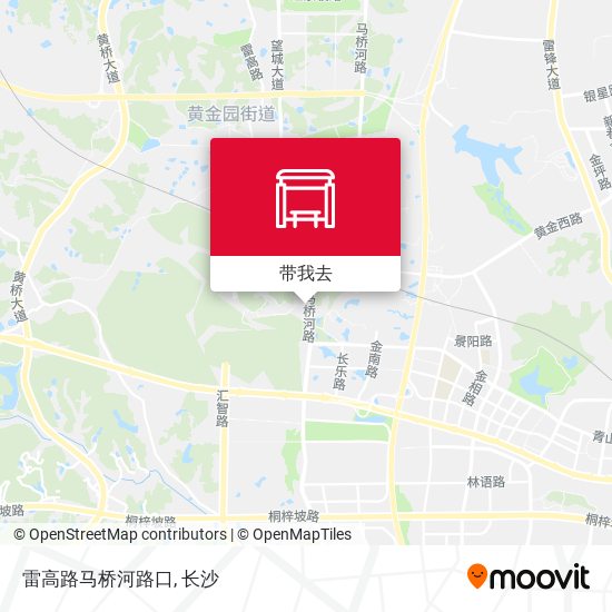 雷高路马桥河路口地图