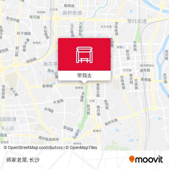 师家老屋地图