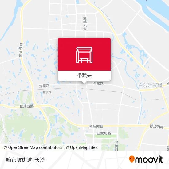 喻家坡街道地图