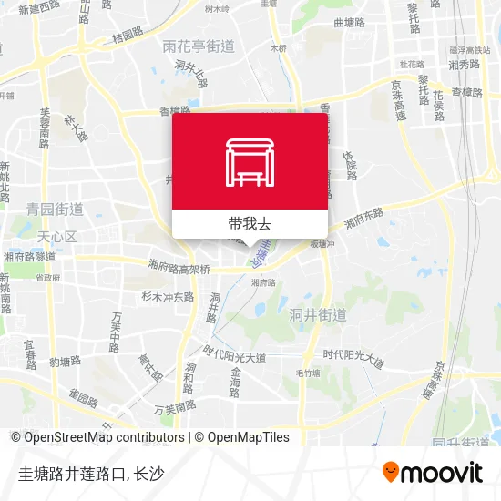 圭塘路井莲路口地图