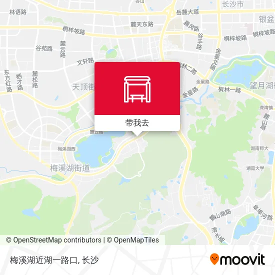 梅溪湖近湖一路口地图
