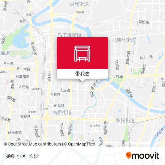 扬帆小区地图