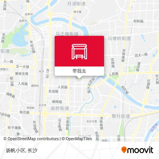 扬帆小区地图