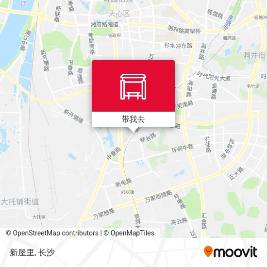 新屋里地图