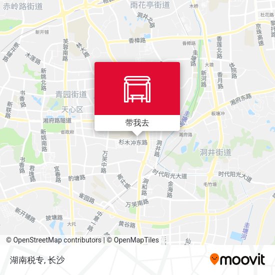 湖南税专地图