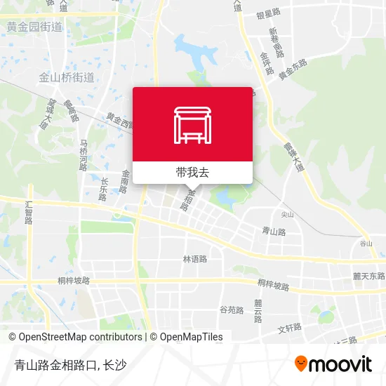 青山路金相路口地图