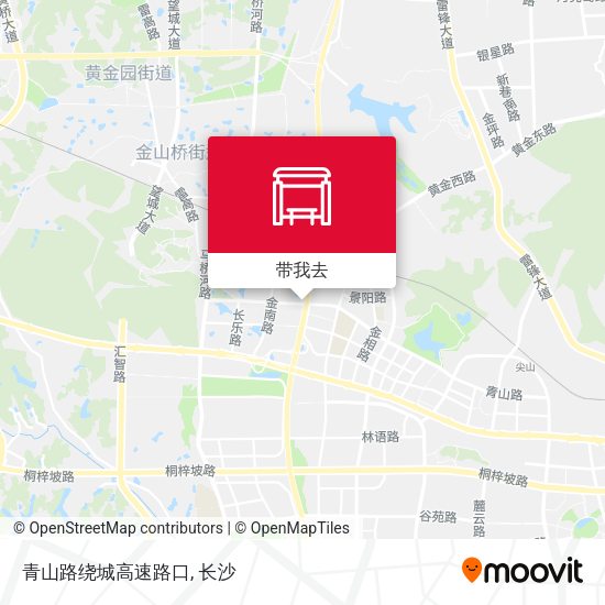 青山路绕城高速路口地图