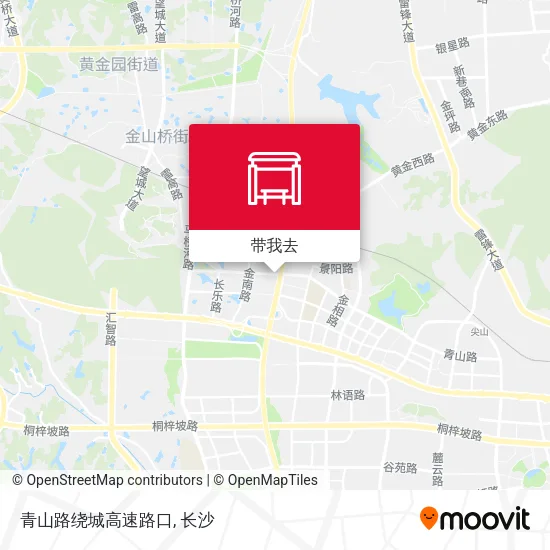 青山路绕城高速路口地图