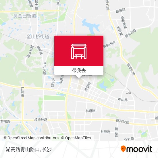 湖高路青山路口地图