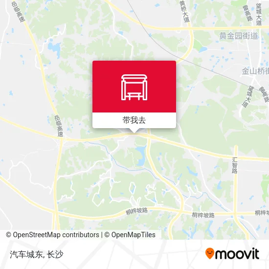 汽车城东地图