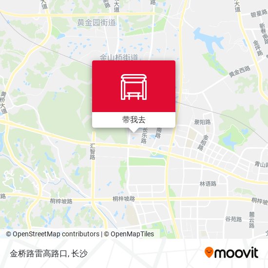 金桥路雷高路口地图