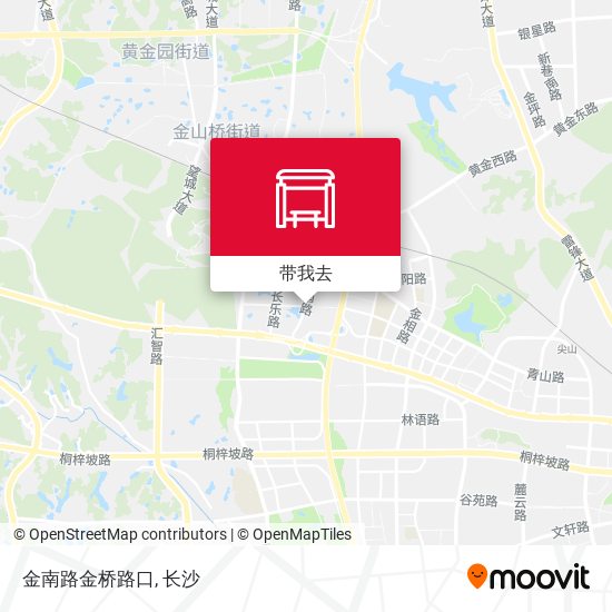 金南路金桥路口地图