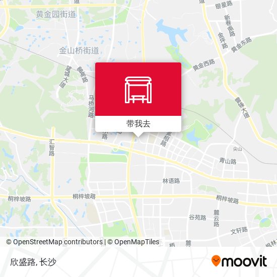 欣盛路地图