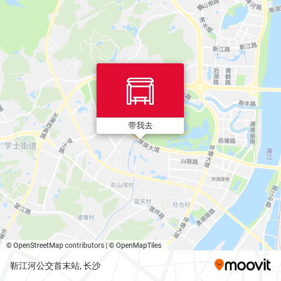 靳江河公交首末站地图
