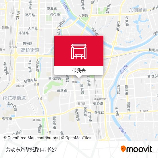 劳动东路黎托路口地图
