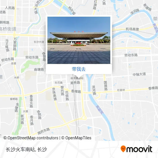 长沙火车南站地图