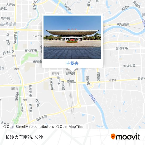 长沙火车南站地图