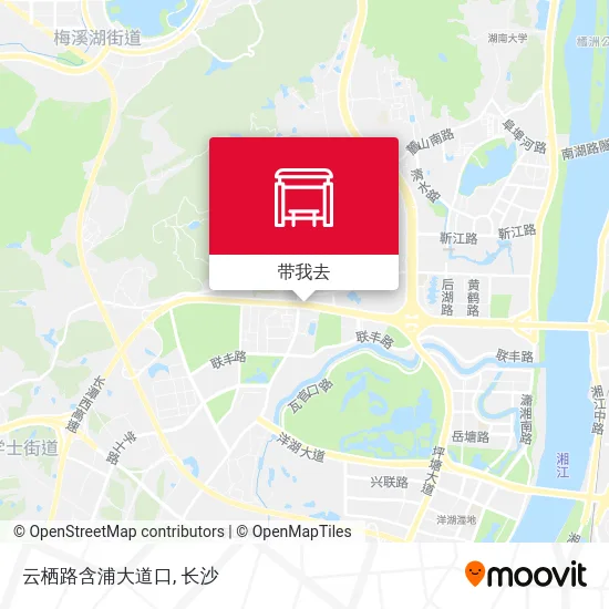 云栖路含浦大道口地图