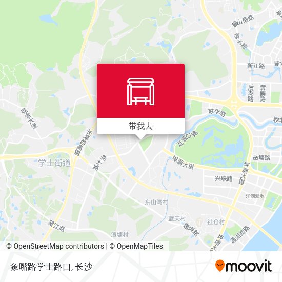象嘴路学士路口地图