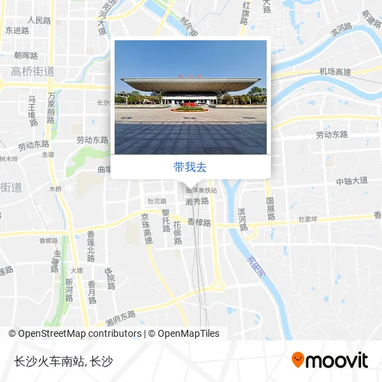 长沙火车南站地图