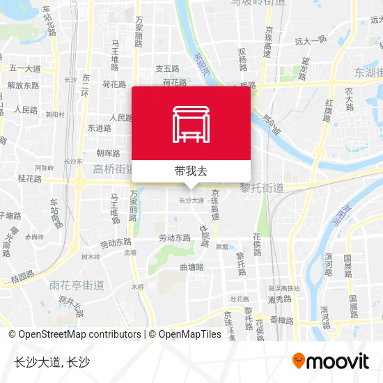 长沙大道地图