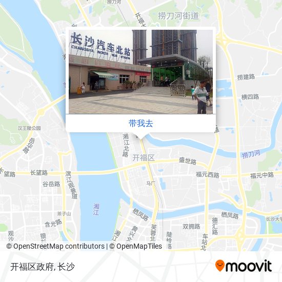 开福区政府地图