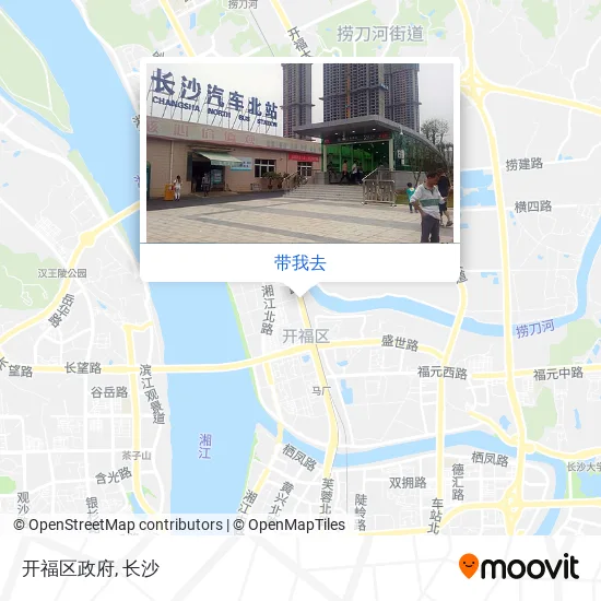 开福区政府地图