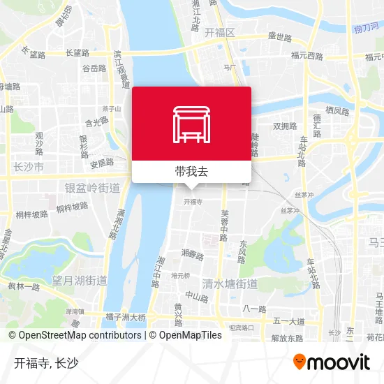 开福寺地图