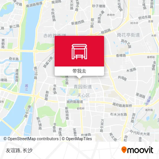 友谊路地图