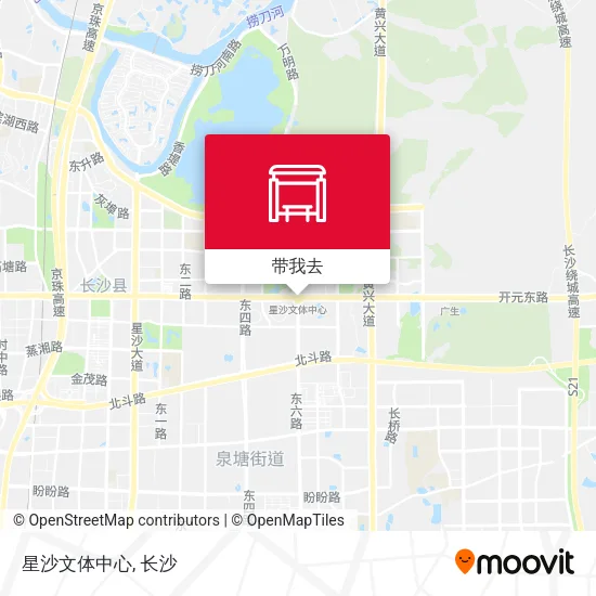 星沙文体中心地图