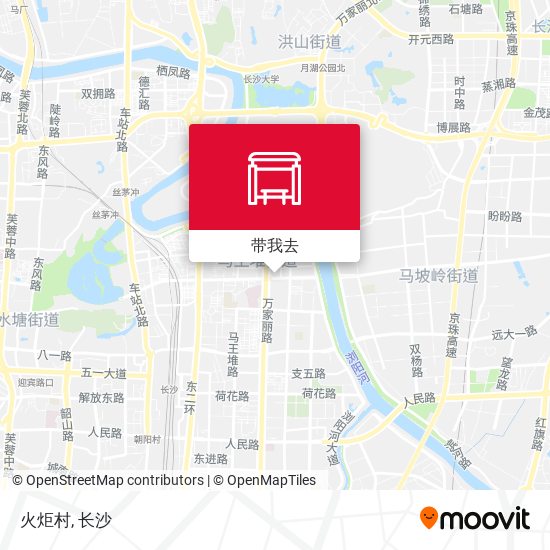 火炬村地图