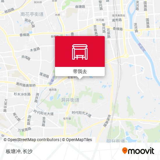 板塘冲地图