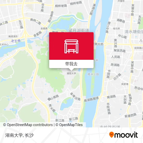 湖南大学地图
