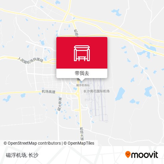 磁浮机场地图