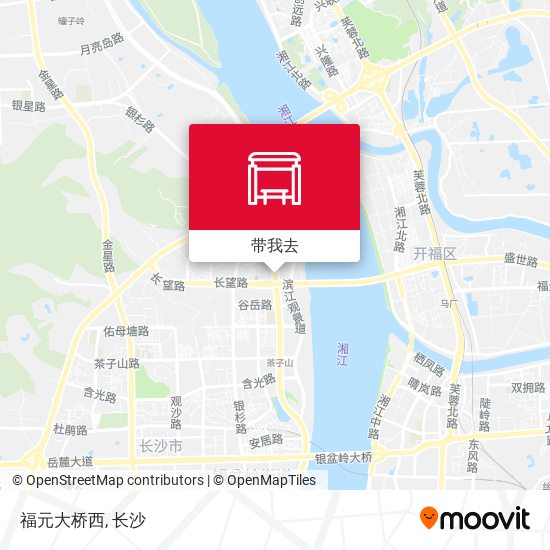 福元大桥西地图