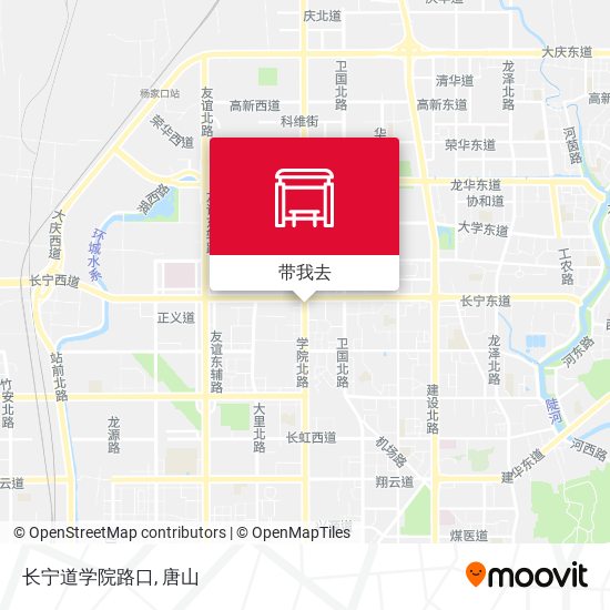 长宁道学院路口地图