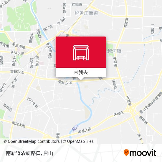 南新道农研路口地图