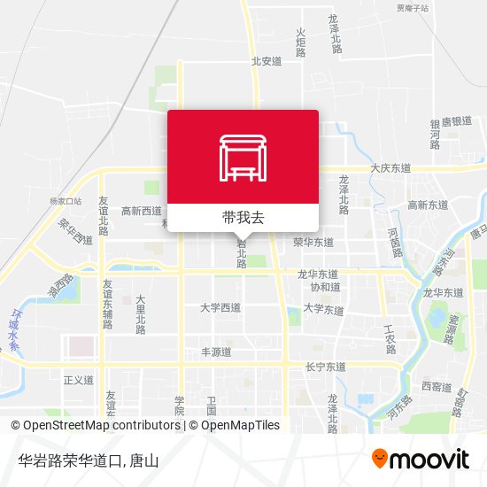 华岩路荣华道口地图