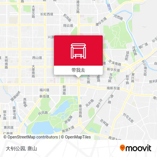 大钊公园地图