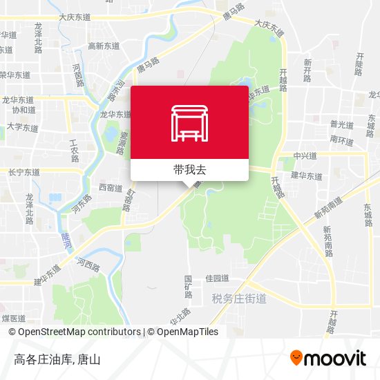 高各庄油库地图