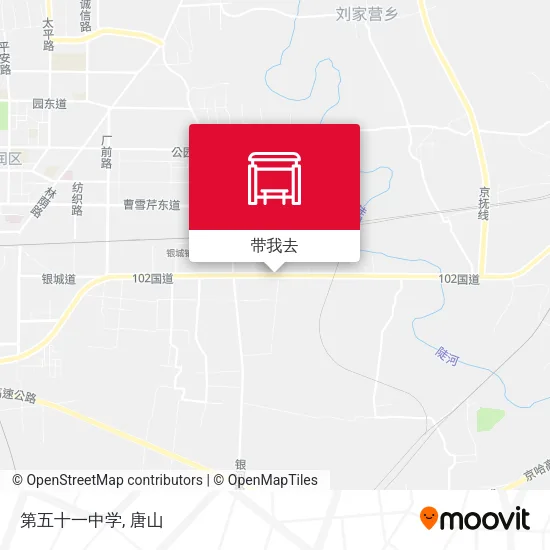 第五十一中学地图