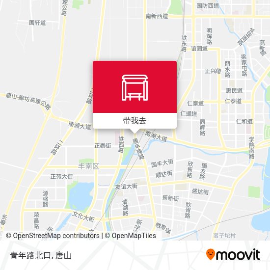 青年路北口地图